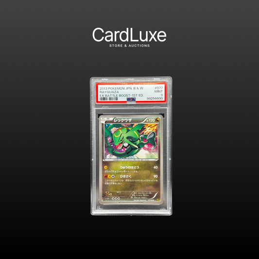2013 Pokémon JPN. B&W
Rayquaza EX Battle1ST ED PSA 9