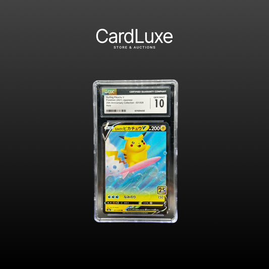 2021 Surfing Pikachu V 25th Anniversary 021/028 CGC 10