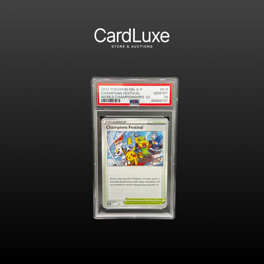 2022 Pokémon Champions Festival World PSA 10