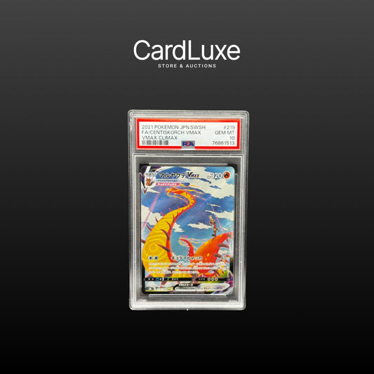 2021 Pokémon SWSH FA Centiskorch VMAX CLIMAX PSA 10