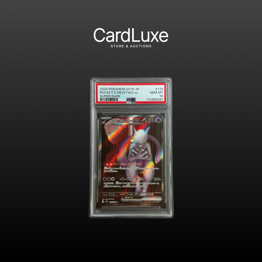 2025 Pokémon Sv10 Japanese Rocket's Mewtwo Ex Super Rare PSA 10