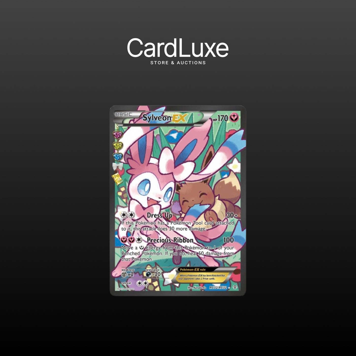 Carte Pokémon - Sylveon EX Gen RC32/RC32 XY (Near Mint)