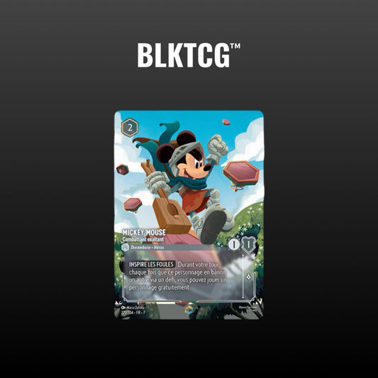 Carte Lorcana - Mickey Mouse 221/204 Combattant exaltant (Near Mint)