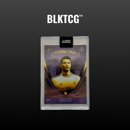 2024-25 Topps Total Football Limited 3/25 Cristiano Ronaldo 3/25 Eternal Gold