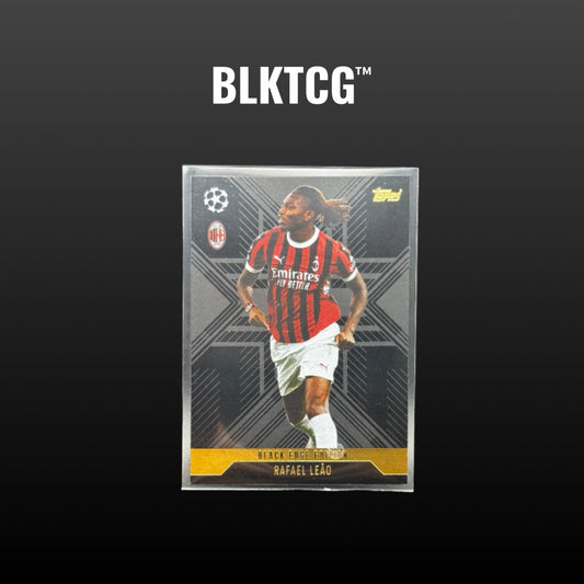 Topps Match Attax CL Extra 24/25 No. BLA 5 Rafael Leao Black Edge Edition