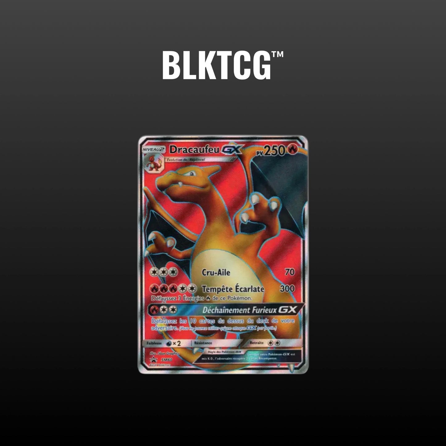 Carte Pokémon - Dracaufeu GX Promo Soleil & Lune (Near Mint)