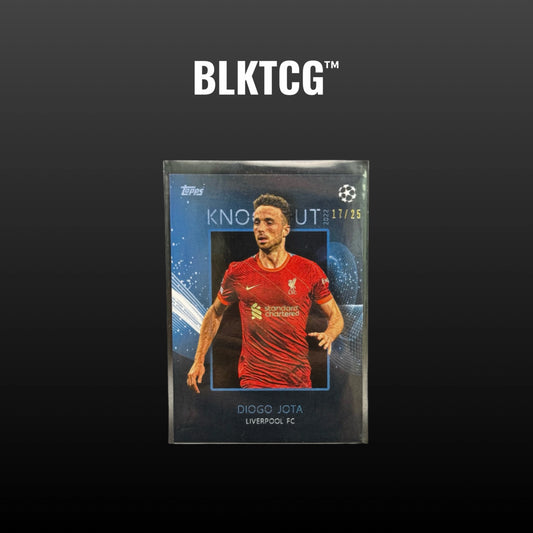 2022 Diogo Jota 17/25 Topps On Demand UCL Knockout Liverpool FC Portugal