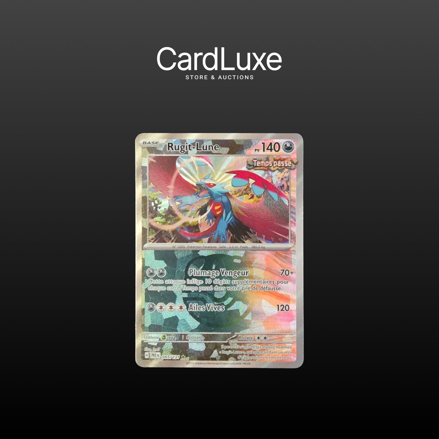 Carte Pokémon - Rugit-Lune Master Ball 065/131 EV 8.5 (Near Mint)