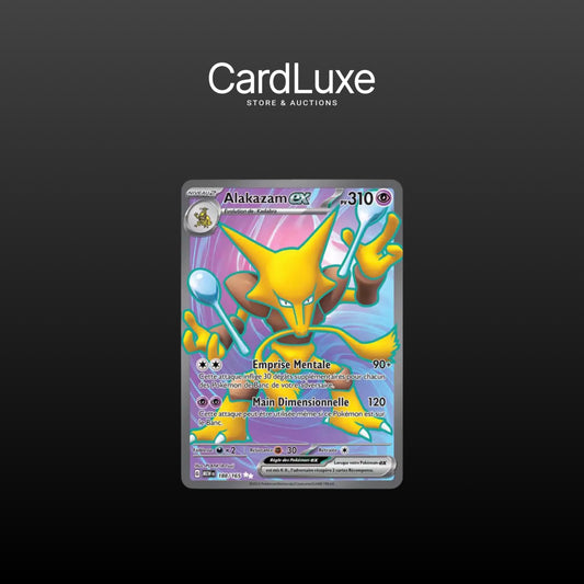 Carte Pokémon - Alakazam EX FA 188/165 Série 151 (Near Mint)