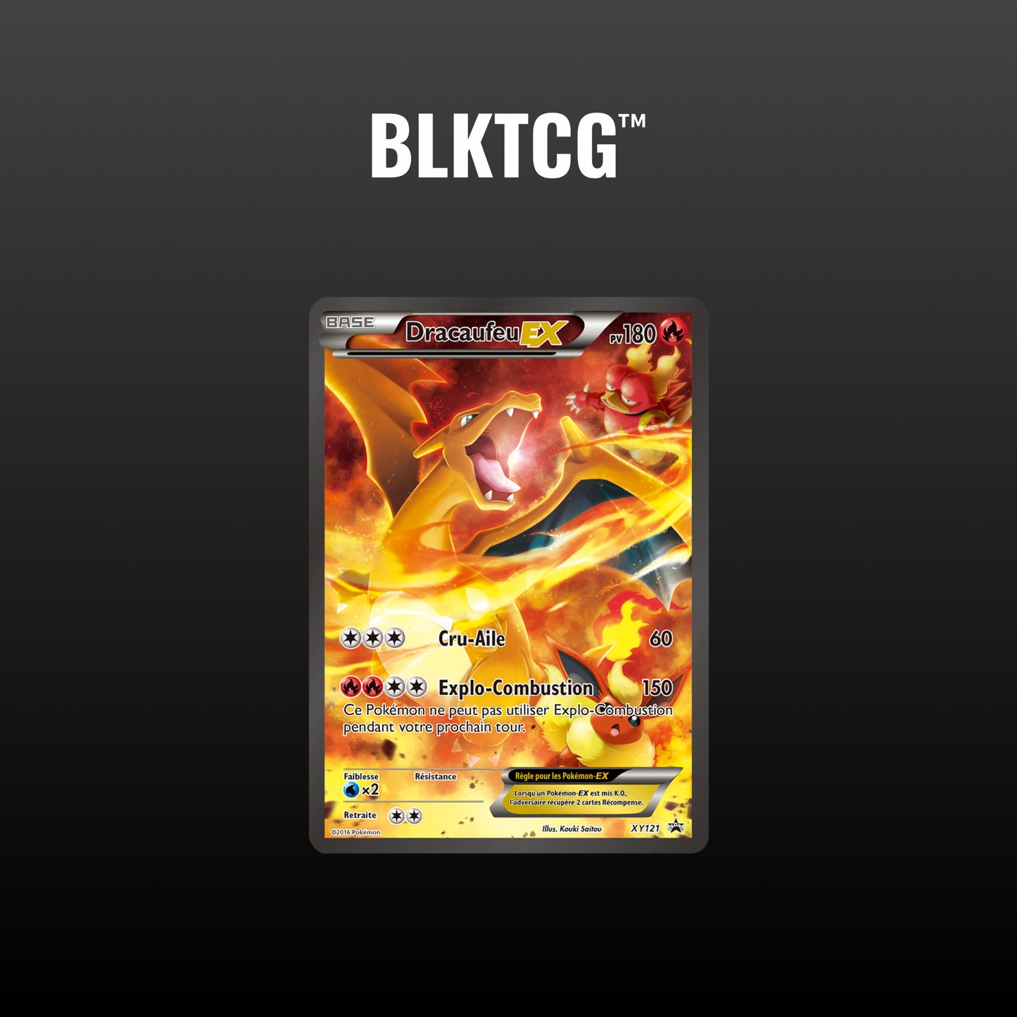 Carte Pokémon - Dracaufeu EX Promo XY121 (Near Mint)