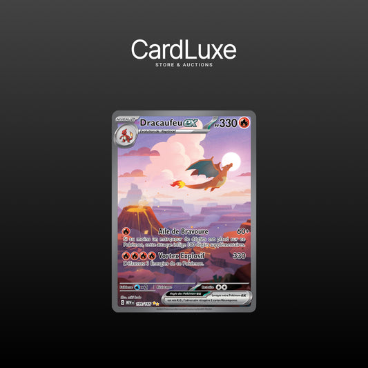 Carte Pokémon - Dracaufeu EX 199/165 151 Spéciale Rare (Near Mint)